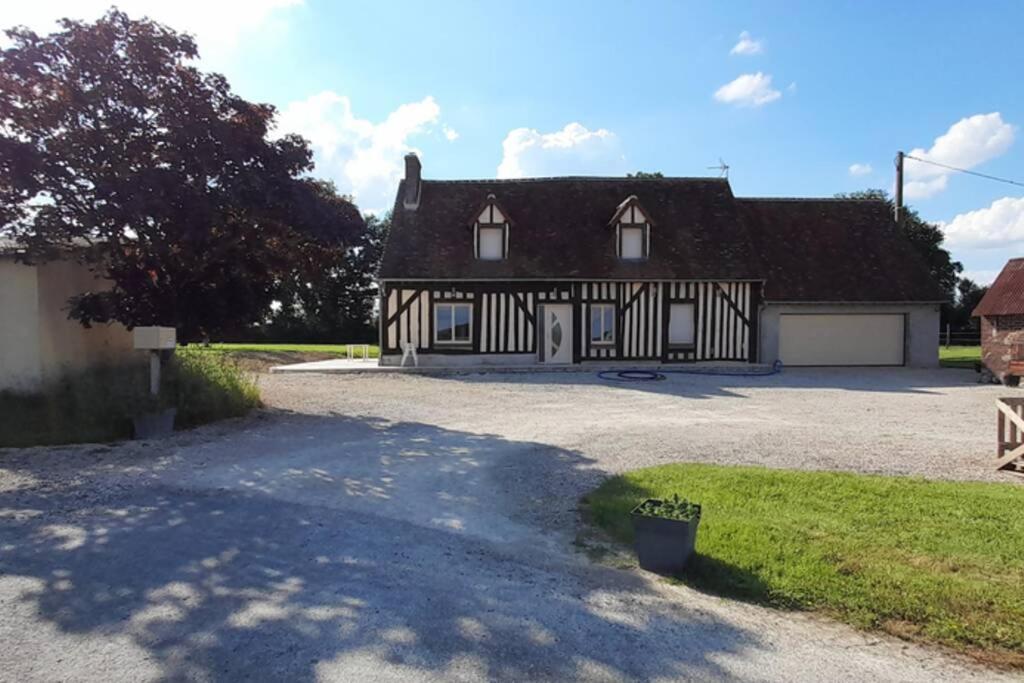 Maison en colombage rénovée La Fontenelle  Esterno foto