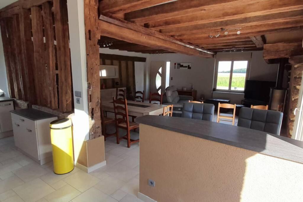 Maison en colombage rénovée La Fontenelle  Esterno foto